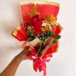 Rosa com Pelúcia