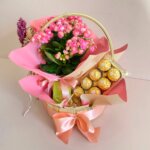 Cesta com Kalandiva e Chocolate