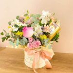 Box com Flores e Chocolate