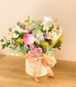 Box com Flores e Chocolate