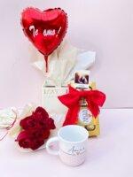 Box personalizado com flores e chocolate - Imagem 2